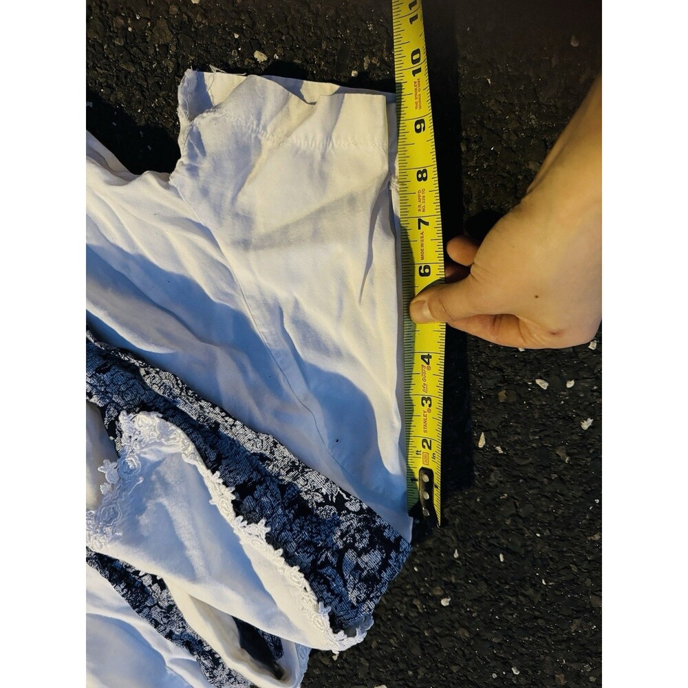 Handmade Vintage Style Folk Jumpsuit Set Prairie Cottagecore Wide Leg Outfit - Picture 10 of 10